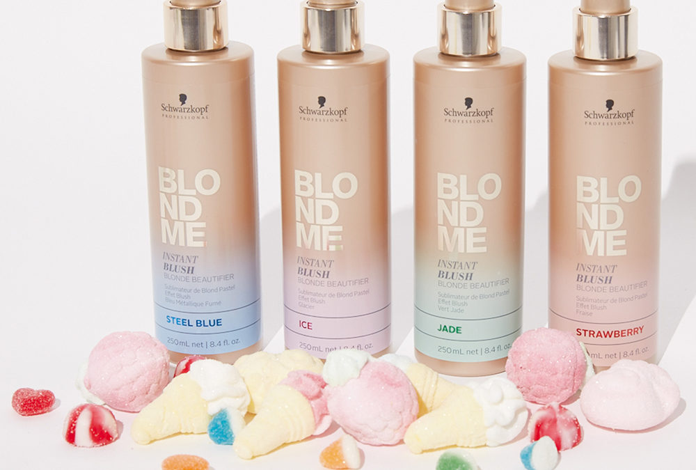 Jemně tónovací šampony BLONDME Blush Wash pro blond vlasy   